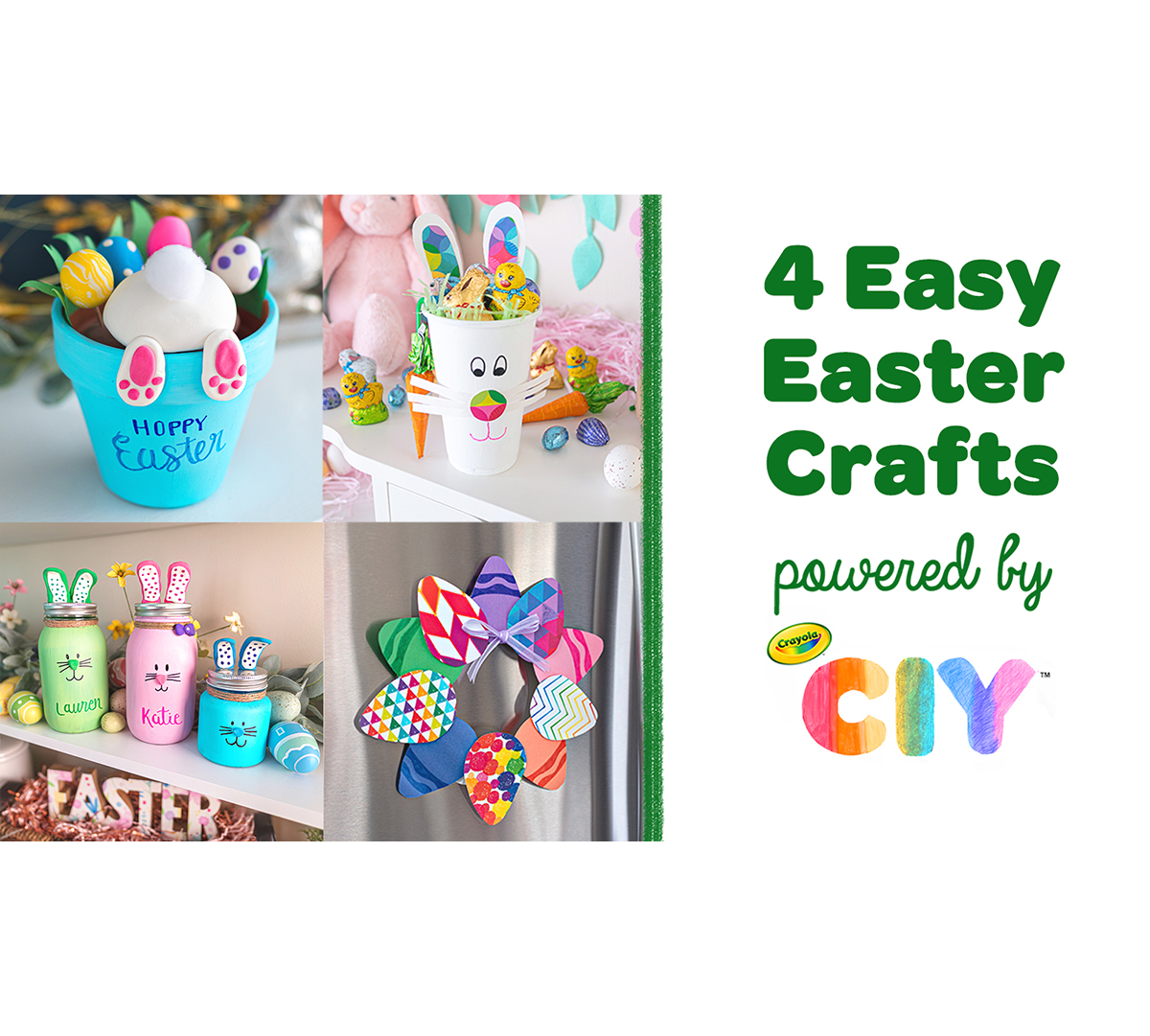 4in1 Easter Craft Kit for Kids Crayola